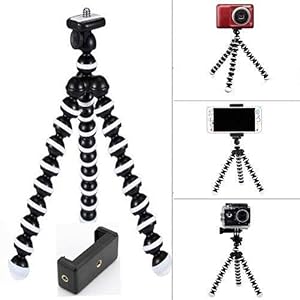 Case Plus Tripod/Mini (13 Inch) Tripod for Mobile Phone with Phone Mount | Flexible Gorilla Stand for DSLR & Action…