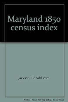 Unknown Binding Maryland 1850 census index Book