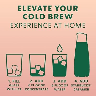 Starbucks Cold Brew Coffee Concentrate, Sweetened Brown Sugar Cinnamon Flavored Iced Coffee, 32 fl oz