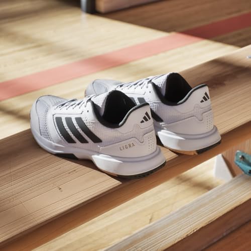 adidas Herren Ligra 8 Mens Indoor Shoes, Cloud White/Core Black/Cloud White, 40 EU