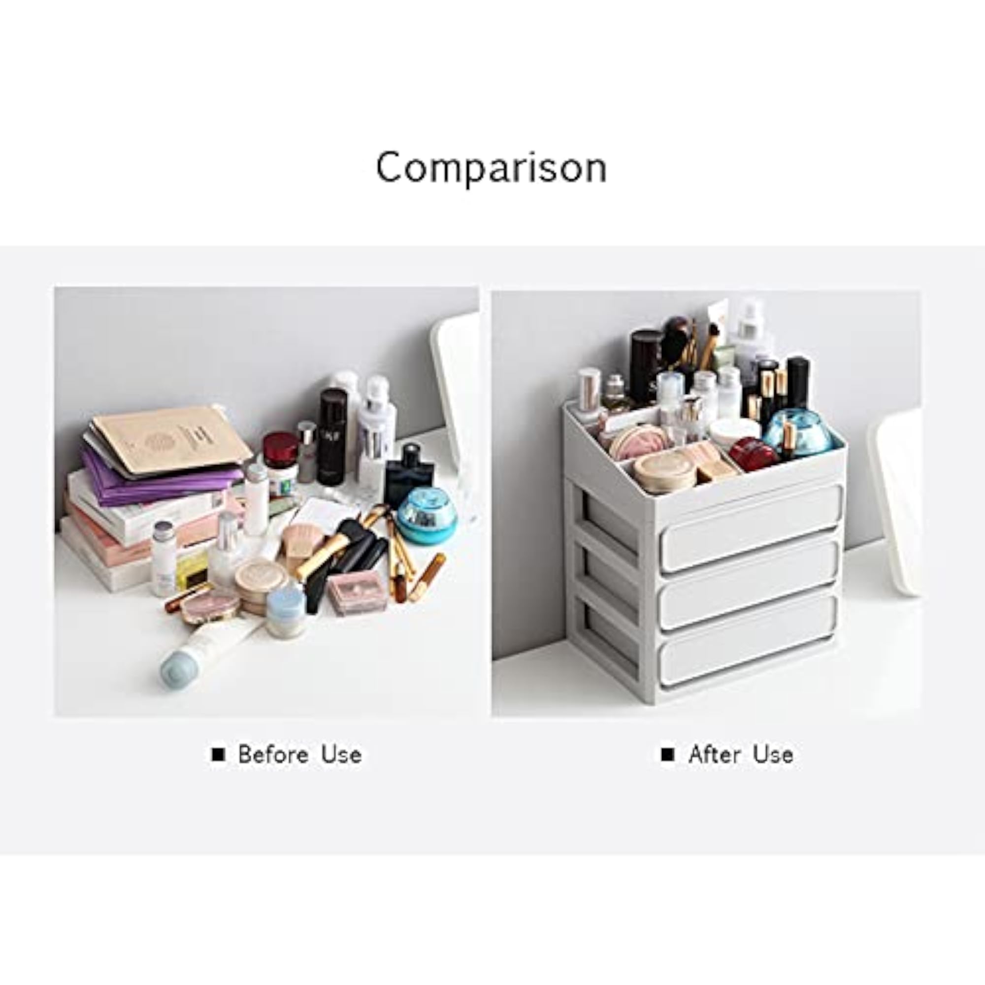 Large Capacity Multi-Functional Cosmetics Storage Box