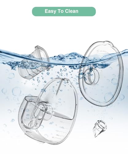 Image of Wearable Breast Pump Parts Compatible with MomWills S28 Wearable Breast Pump Replacement Accessories, One Full Set Milk Collector Cup Include Duckbill Valve, Silicone Diaphragm, 24mm Flange