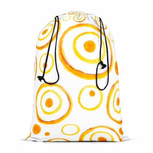 Image of ArtzFolio Watercolor Circles D4 | Reusable Sack Bag | Bag for Gym, Storage, Vegetable & Travel