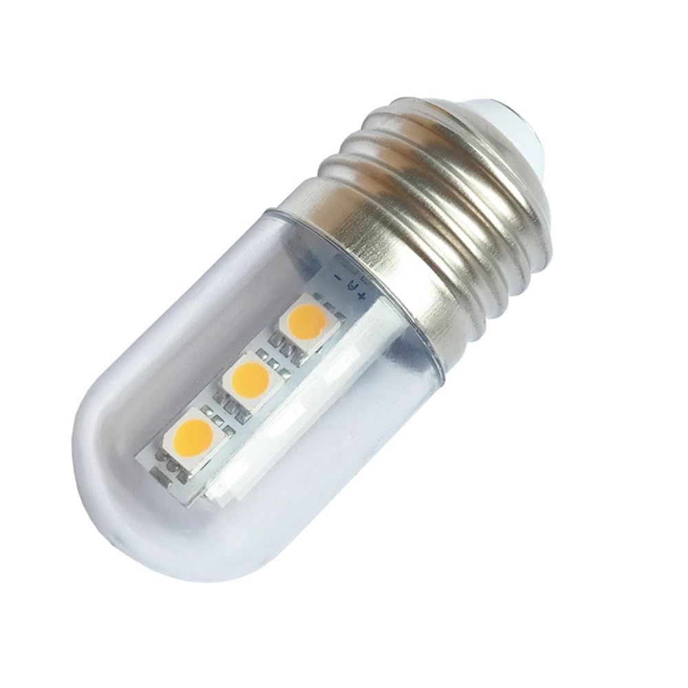 RZL Lighting, Paquete de 50 bombillas LED for el hogar, CA 220 V, 2 W, T26S, E27/B22, minilámpara colgante de plástico T30(Cool White 6500K,E27 220V)