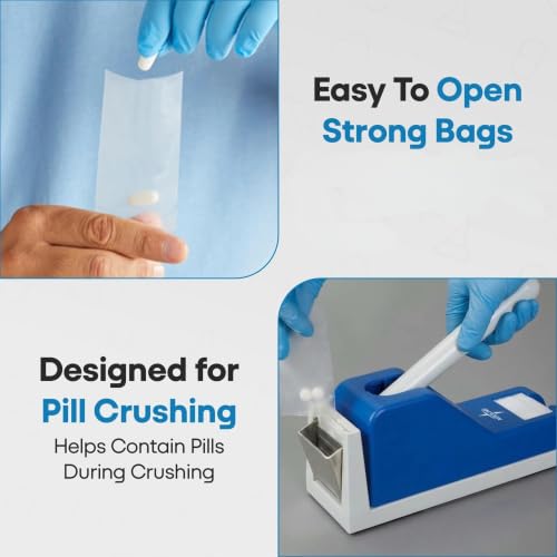 Image of Silent Knight Pill Crusher Pouches, 2 x 4.5 in, 50 Count