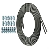 babominimer 2 x 5 m 3/16 Zoll (4,75 mm) Bremsleitungssatz mit 20 M10-Muttern und 10 M10-Anschlüssen für Automobil-, Kühl- und Heizungsherstellung