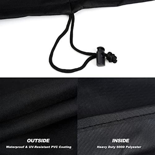 Only Fire Bbq Grill Cover For Masterbuilt Gravity Series 1050 Charcoal Grill + Smoker, Heavy Duty Waterproof Replacement Cover For Mb20081220, Black #TOP3