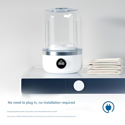 Mini washing machine pliable pour laver le linge délicat en voyage - 6