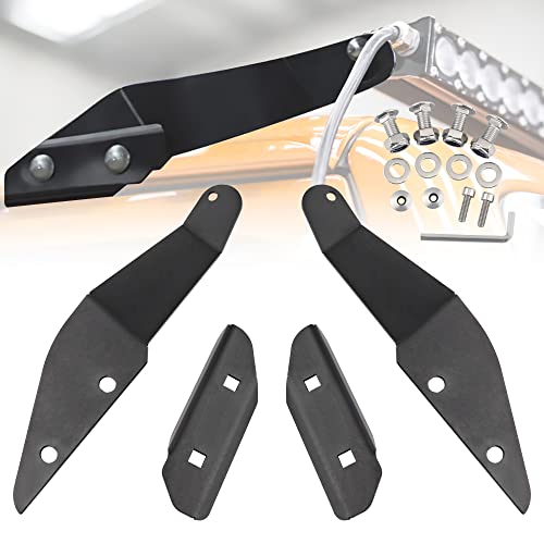 GLOBLED 52 Inch Curved LED Light Bar Mounts Upper Roof Windscreen