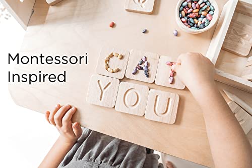 Wooden Alphabet Tracing Boards - Preschool Letter Formation - Montessori Alphabet Letters #TOP6