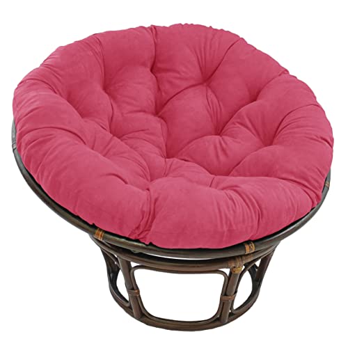 Blazing Needles Microsuede Papasan Cushion, 1 Count (Pack of 1), Berry Berry
