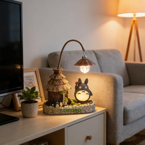 Lampe de chevet Totoro LED en forme de chaumière – photo 8
