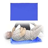 ZHYUAN 75x95cm Positionierungspolster,Verwendung Bei Transferhilfe,Gleitlaken,Patientengleitlaken,Gleittuch Für Betttransfer,Flaches Gleitlaken,Gleittuch für ältere Menschen,Patiententransfertuch
