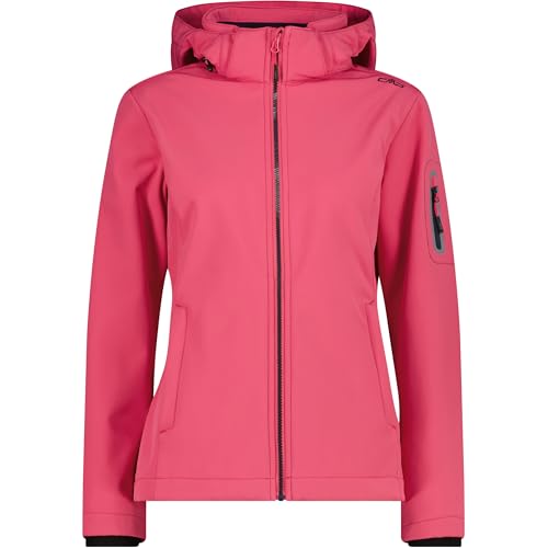 Veste softshell hoodie CMP contre le vent froid vêtement femme 4XL