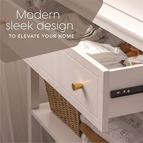 image for Milliard Nursery Dresser and Baby Changing Table with Storage & Remova