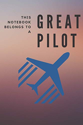 Pilot Notebook, Flight Instructor Notebook, Gift For Pilot, Flight Instructor Gift