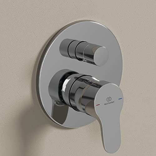 Ideal Standard - Single-Lever Mixer for Built-in Bath or Shower, Two-Way, Complete kit with Built-in Body, Chrome - Image 3