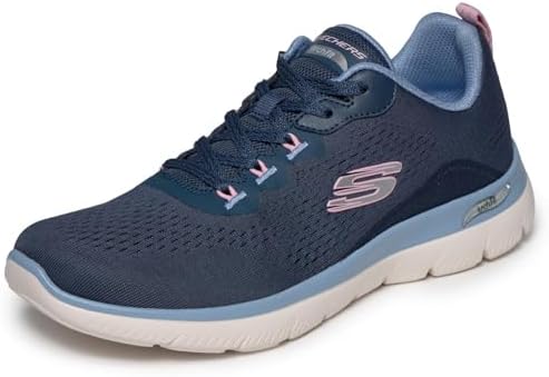 Skechers Damen Arch Fit Summits Daily Flow Turnschuhe | Akzeptanz der American Podiatric Medical Association, Arch Fit Einlegesohle, Podologen zertifizierte Fußgewölbeunterstützung