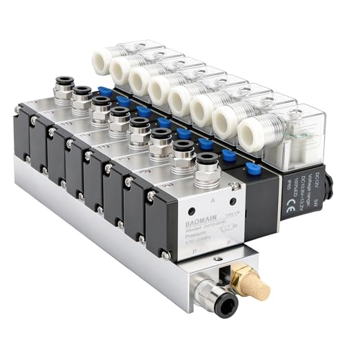 Baomain 8 Station Solenoid Valve Manifold