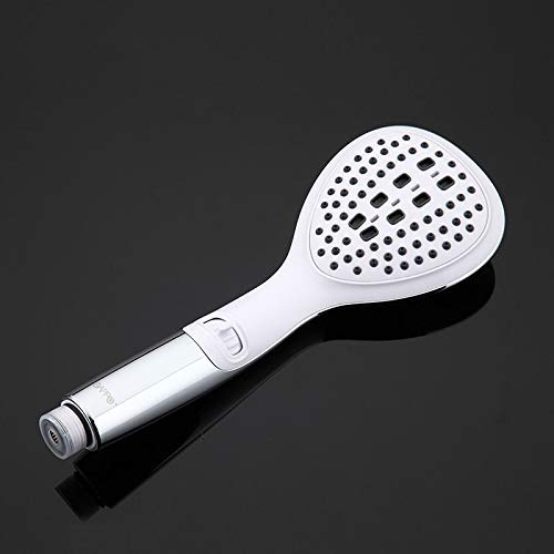 Pommeau de douche rond à deux voies en ABS chromé pour salle de bains