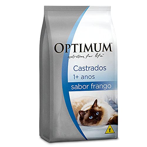 Ração Optimum para Gatos Adultos Castrados 1+ anos Frango