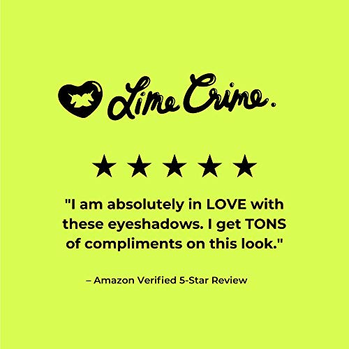 Lime Crime Venus Eyeshadow Palette - 8 Full Sized Matte and Metallic Eyeshadows - Grunge-Inspired Shades, Unconventional Neutrals - Mirrored Box - Vegan, Cruelty-Free