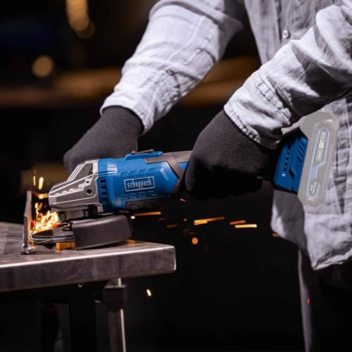 Scheppach C-AG125-X Cordless 20V Angle Grinder | 125mm Disc | 2500–10000 RPM | IXES Series | Bare Tool - Image 3