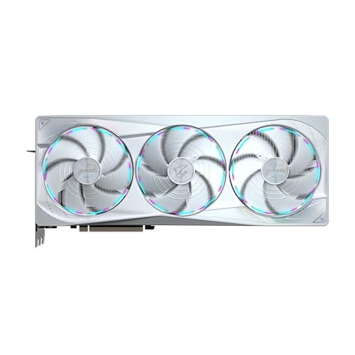 GIGABYTE AORUS - Scheda grafica GeForce RTX 5080 Master ICE 16G, sistema di raffreddamento WINDFORCE, 16 GB 256-bit GDDR7, GV-N5080AORUSM ICE-16GD - Scheda video - Immagine 4