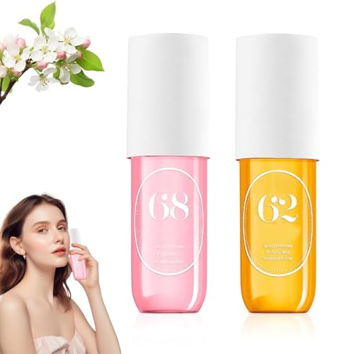 2 Piezas Spray Corporal Para Mujer, 30ml Bruma Sol De Janeiro, Spray Fragancia Larga Duración, Sol De Janeiro Perfume, Bruma Fragancia Para Cabello y Cuerpo, Perfume Para Mujer