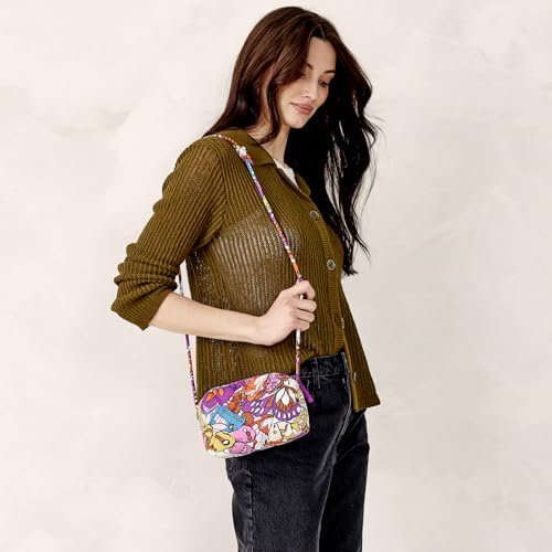 Sac à main bandoulière Blake en nylon violet pour libérer vos mains