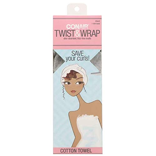 Conair T-Shirt Towel MULTI-COLORED