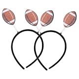 JOINPAYA 2pcs Football Party Headbands - Unisex Sports Event Headwear with Rugby Style for American Football, Photo Booth Props, Team Spirit Supplies & Birthday Decorations