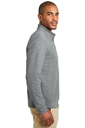 Port Authority Men's Pinpoint Mesh Half-Zip Pullover3