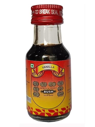 IFF Bush Vanilla Essence | Flavouring Agent | Culinary Essence | Vanilla Dark | Vanilla Extract | A++ Grade, 28ml (28ml x 3 Pcs)