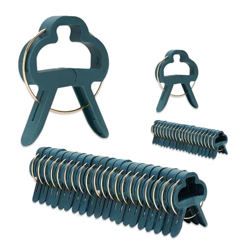Azhong toys 100 Clip para Tomate,Clips de Planta/Clips de Jardín,Clips de Soporte de Plantas para Tomate,Verduras,Viñas,Rosa,Verde(50 Grandes+50 pequeños)