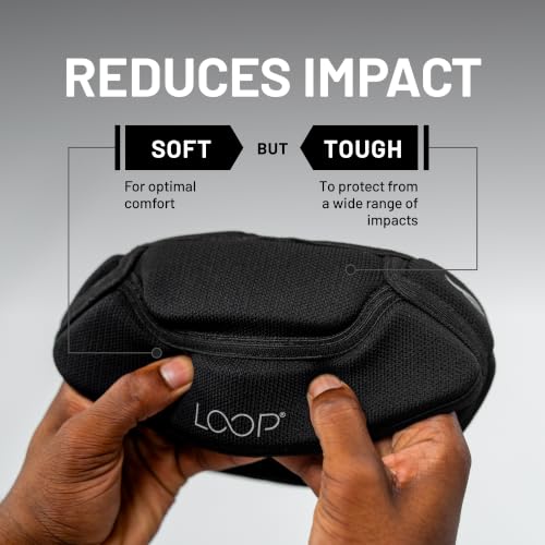 Guardian Loop - Soft-Shell, Non-Tackle Headband for Multiple Sports - Comfortable, Breathable & Moisture Wicking - Use for 7v7, Flag Football, Field Hockey & Cheerleading - Black, Large by Guardian - Used condition - Image 5