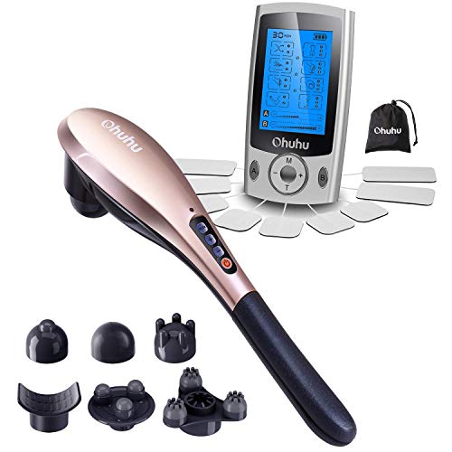 Ohuhu 20 Modes Mini Massager + Rechargeable Handheld Massager