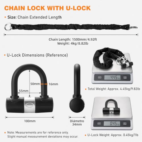 ZEIXIHY Heavy-Duty Chain Lock