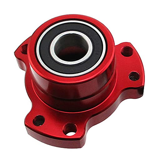 Dj-Motor 5/8" Red Speed Bearings Lightened Billet Aluminum Racing Front Wheel Hub Come With Dual Sealed For Go Kart Mini Bike Drift Trike #TOP3
