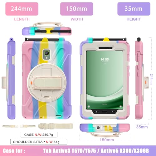 Coque incassable Samsung Tab Active 5 8" protégeant des chutes enfants - 2
