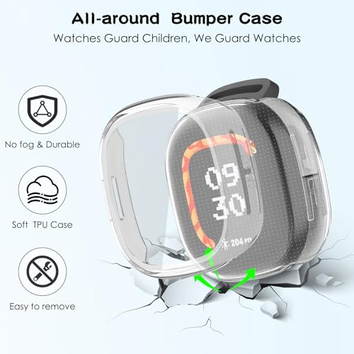 Nylon Band & Case Compatible with Fitbit Ace LTE, Breathable Braided Wristband Soft Sport Loop Replacement Strap for Google Ace LTE by ORATYFAN - Used condition - Image 4