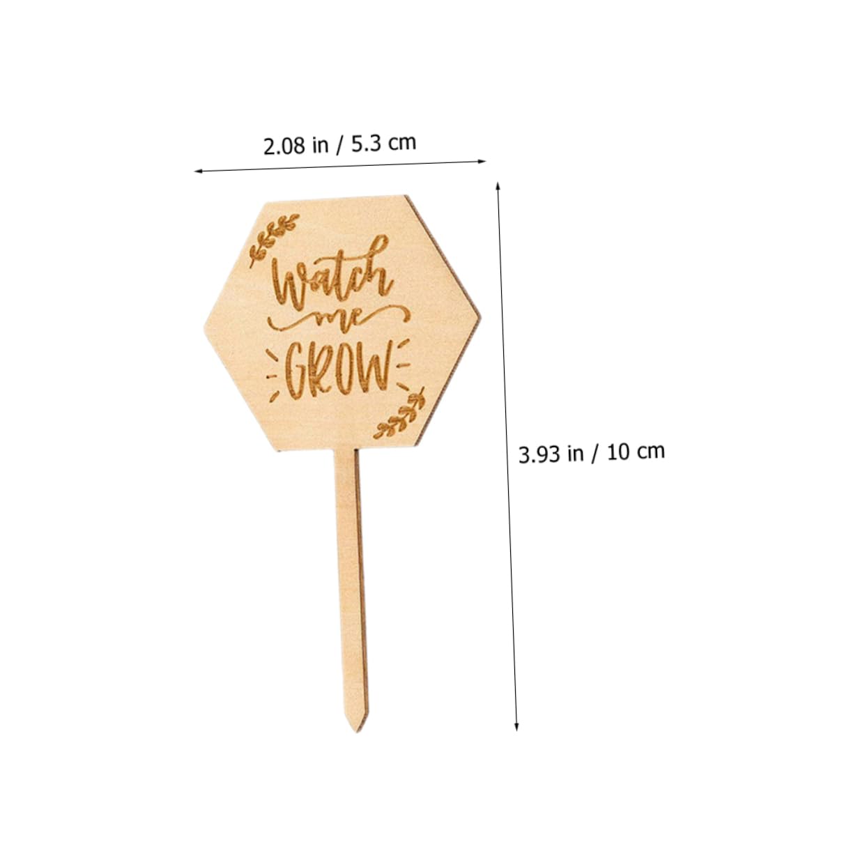 YARNOW 120pièces Étiquettes De Jardin Bois Lot De Marqueurs Pour Plantes Pot Étiquettes Personnalisables Pour Fleurs Et Jardins Signalisation Paysagère