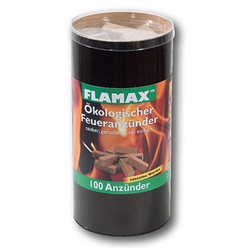 Preisvergleich Produktbild FLAMAX Anzünder für Kamin und Ofen, ökologisch, 100er Packung