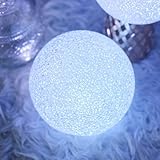 Efavormart 10' Color Changing Portable Led Ball Lights Battery Operated LED Orbs Crystal Effect for Wedding Party Decoration