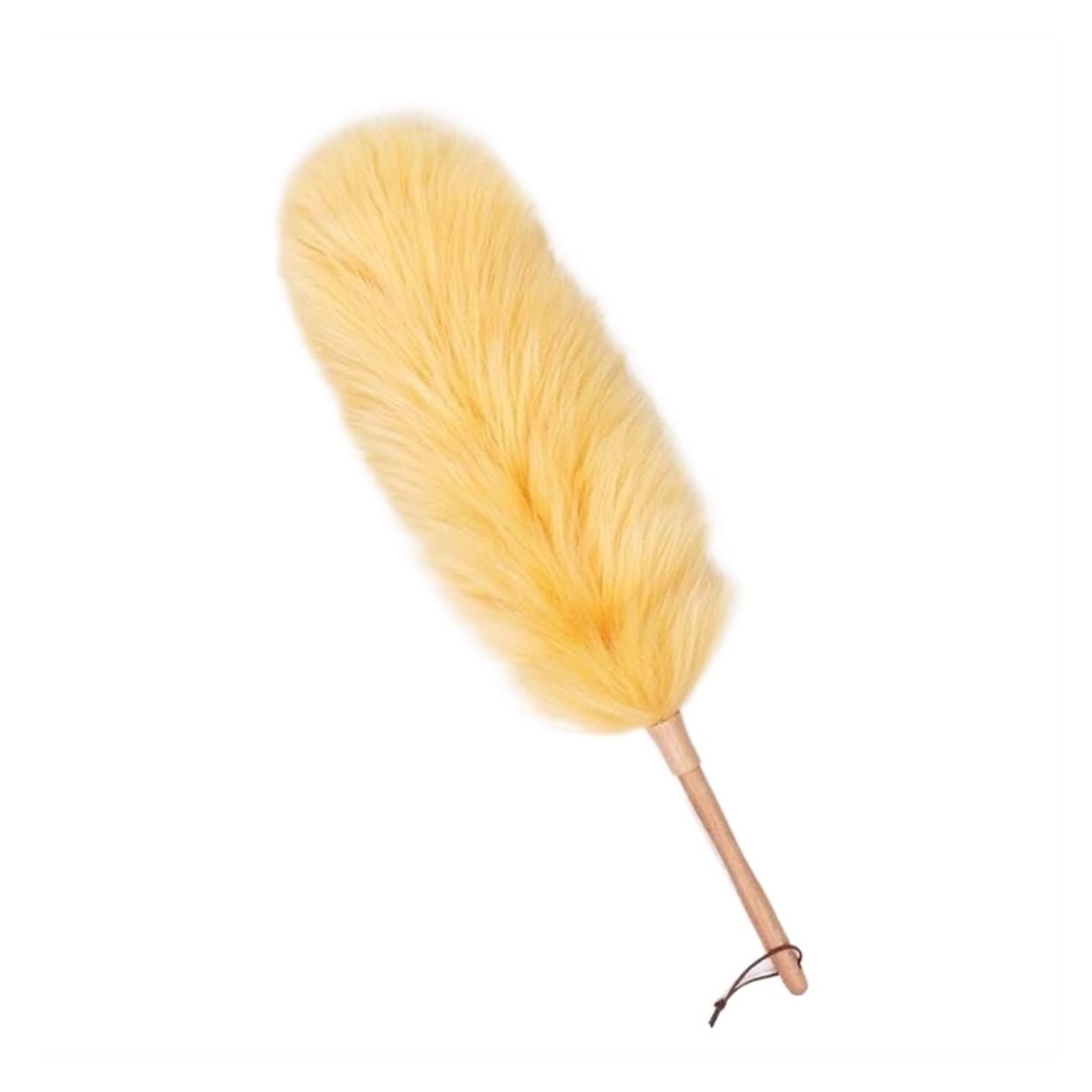 KFGISD, Dust-Sweeping Car Dust-Sweeping Household Car Handle Dusters,Feather Duster(Golden Camel+large)
