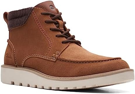 Clarks Men's Barnes Mid Oxford Boot, Cola Suede, 10 | Image 3