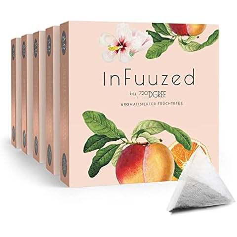 720°DGREE Geschmack für Wasser "InFuuzed" - Pfirsich-Orange Cover