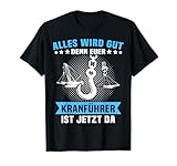 Kranführer Beruf Baustellenkran Drehkran Ladekran Kranfahrer T-Shirt