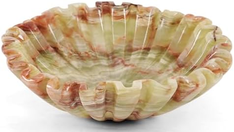 <h3>Green Onyx Ruffle Bowl</h3>
