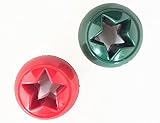 Planet Dog Orbee Tuff Star Nooks, Interactive Durable Chew Dog Treat Dispensing Puzzle Toy, Made in the USA, 2.5-Inch, Red